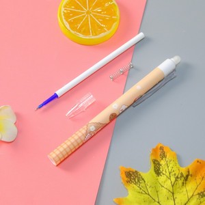 Kawaii baskı varil ve çanta 6 0.5 ile sevimli jel mürekkep kalemi mm silinebilir mavi mürekkep adet/torba - Product Image 3