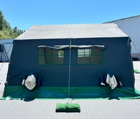 Tente de camping en toile robuste pour 10 personnes, quatre saisons, type selle, pour le Rwanda, le Maroc, l'Afrique