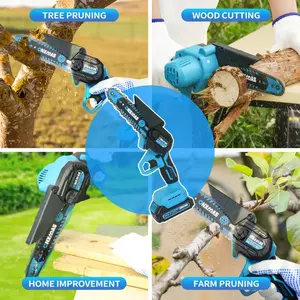 Mini <span class=keywords><strong>scie</strong></span> à chaîne à batterie <span class=keywords><strong>Petite</strong></span> <span class=keywords><strong>scie</strong></span> à chaîne <span class=keywords><strong>électrique</strong></span> avec moteur puissant <span class=keywords><strong>pour</strong></span> tailler les arbres, <span class=keywords><strong>couper</strong></span> les <span class=keywords><strong>branches</strong></span> - Product Image 2