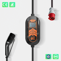 Chargeur EV portable d'urgence 22 kW, 32A, 3 phases, BN70, charge rapide pour voitures électriques, utilisation domestique pour les voitures BYD EV, contrôlable par application
