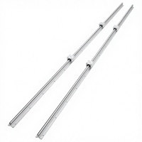 Rail linéaire SBR20-1800mm/SBR20UU avec blocs de glissière et kit de roulements, 13,4 kg, pour machines automatisées, routeurs CNC et projets DIY