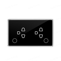 Prise murale intelligente YUHE 10A double pôle avec ports USB-A et USB-C pour contrôle par application, IP27, interrupteur ABS, double tension, design minimaliste