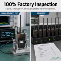 Radio DMR portable XUNLIBAO numérique et analogique double mode OEM ODM avec logo personnalisé D810 pour la construction, la sécurité et les entreprises