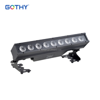 Barres de projection à piles, sans fil, 9x15W RGBWAUV, IP65, étanches, éclairage de scène LED extérieur