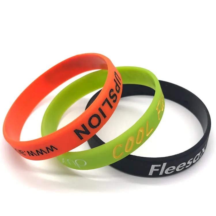 2022 Special Design Easy To Carry High Quality Numerous Style Can Be Customized Logo Silicone Bracelet Used Widely In Daily Life
