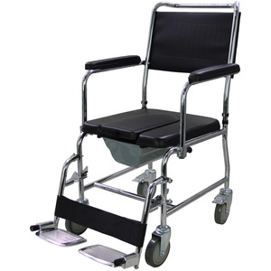 <b>Commode</b> Chair With Toilet Seat For Elderly And Disabled <b>Portable</b> Shower Chair For Home Use - Product Image 1