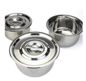 ชุดหม้อสแตนเลส DFD80 3 ชิ้น ชุดอ่างปรุงรส อ่างสลัด อ่างผสม ชุดเครื่องครัว - Product Image 4