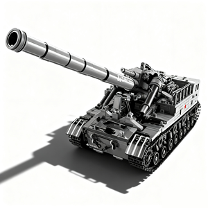 星堡军事系列世界模型XB06004 SA-3导弹T5坦克教育组装积木塑料模型玩具 - Product Image 4