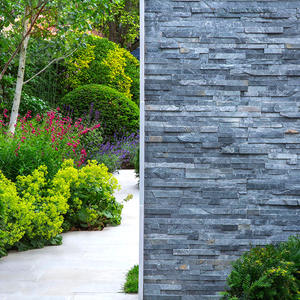 Baldosas de pizarra para suelo de jardín, cubos negros naturales de alta calidad, piedra cultivada - Product Image 2