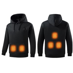 Yeni varış erkek kadın USB ısıtmalı Vintage kazak ceket 5 bölgeleri uzun kollu Streetwear ceket işlemeli tekniği gevşek - Product Image 1