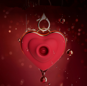 Миниатюрный вибратор-стимулятор в форме сердца для клитора, элегантная секс-игрушка для лизания - Product Image 4