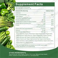 Gummies Superfood Verts Marque Blanche Formule Personnalisée avec Extraits de Légumes Verts Vitamines Minéraux Fabrication Nutritionnelle OEM