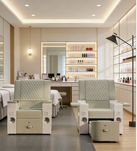 Cama de masaje eléctrica, silla de pedicura y manicura para salón de belleza, sillón de masaje de pies para salón de uñas, sofá de masaje de pies Y - Product Image 5