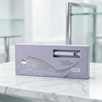 Boîte en forme de livre en papier aseptique avec fenêtre, couvercle rigide magnétique, doublure en mousse éponge imprimée sur mesure, conception gratuite, ODM OEM, pour stylo à injection