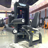 Machine commerciale de curl de jambe assise-Poids de pile de 95kg et peinture électrostatique à 3 couches-Équipement de musculation