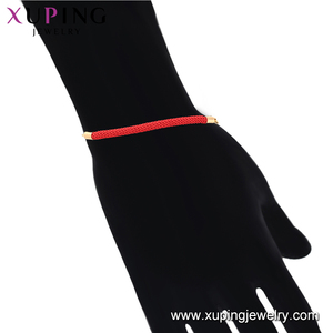 76773 XUPING Joyería de Mano, Diseño Simple de Cuerda Trenzada, Extensible, para Mujeres, Niños y Hombres, Chapado en Oro, Pulsera al por Mayor - Product Image 3