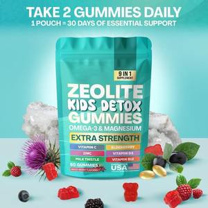 ZEOLITE KIDS Permen Kunyah dengan <span class=keywords><strong>Vitamin</strong></span> <span class=keywords><strong>D3</strong></span> & B12 60 Buah |   Peningkat Imunitas Alami & Pendukung Pencernaan |   OEM Langsung - Product Image 2