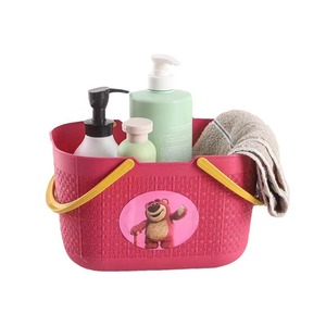 Net Màu Đỏ Dâu Tây Gấu Chọn Đa-Sử Dụng Nhựa Lưu Trữ Giỏ Cho Trái Cây Đồ Ăn Nhẹ Tay Giỏ Cho Phòng Tắm - Product Image 4