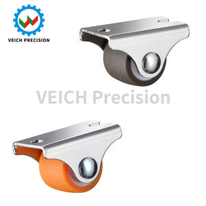 <span class=keywords><strong>Mini</strong></span> roulettes en caoutchouc à profil bas de 0,8 pouce <span class=keywords><strong>pour</strong></span> meubles, armoires roulantes, portes coulissantes, lits gigognes et tiroirs - Product Image 2