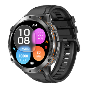Ngoài Trời 1ATM Không Thấm Nước 1.73 Inch Amoled 100 + Thể Thao Chế Độ Nhịp Tim Màn Hình Tròn <span class=keywords><strong>X3</strong></span> Thể Thao Thông Minh Đồng Hồ - Product Image 2