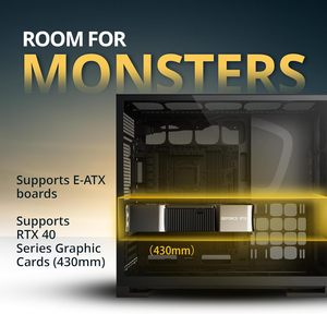 เคสเกมมิ่งทรง Mid Tower รุ่น Geometric Future M5 แผงด้านหน้าแบบตาข่ายระบายอากาศ อะคริลิก รองรับการไหลเวียนของอากาศสูง โครงเหล็กหนา 1.2 มม. พอร์ตเสียง Type C รองรับเมนบอร์ด <span class=keywords><strong>ATX</strong></span> ขนาดใหญ่ - Product Image 5