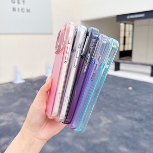 <span class=keywords><strong>Coque</strong></span> de téléphone antichoc <span class=keywords><strong>transparente</strong></span> en TPU et acrylique à dégradé de couleurs pour <span class=keywords><strong>iPhone</strong></span> Air 12 <span class=keywords><strong>13</strong></span> 14 15 16 17 Pro Max 17E – Housse simple - Product Image 3