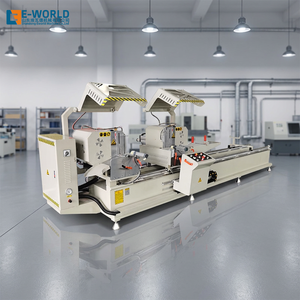 เครื่องตัดเหล็กสแตนเลสอัตโนมัติแบบสองหัว รุ่น EWORLD 3700A พร้อมระบบควบคุม PLC ใช้งานง่าย - Product Image 1