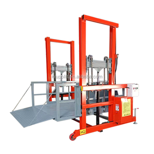 Platform Pengangkat Hidrolik Bergerak untuk Truk Kontainer Baja Karbon Dua/Empat Tiang, Kapasitas -ZX 2000Kg, untuk Pemuatan dan Pembongkaran - Product Image 1