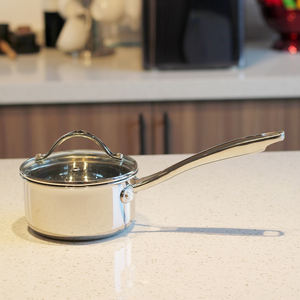 10 Piece Kitchen Cookware Sets with Glass <b>Lids</b>, Metal Pots and <b>Pans</b> Set - Product Image 5