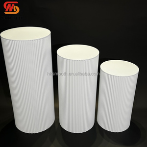 SMOOTH Wholesale Birthday Party Decoration Rectangle Pedestals White Metal Cake Dessert Display Stand - Product Image 5