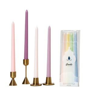 10-inch dài que nón đầy màu sắc Sáp parafin trụ cột nến không khói và cho đám cưới tiệc sinh nhật Giáng sinh - Product Image 5