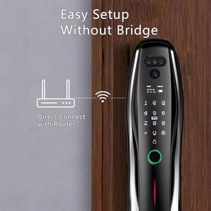 Tuya Digitaal Slot Cerradura Inteligente Wifi App Vingerafdrukkaart 3d Gezichtsherkenning Automatisch Slim Deurslot - Product Image 3