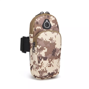 조깅/체육관 스포츠 홀더를위한 조절 가능한 밴드가있는 방수 전술 완장 가방 나일론 러닝 폰 케이스 - Product Image 5