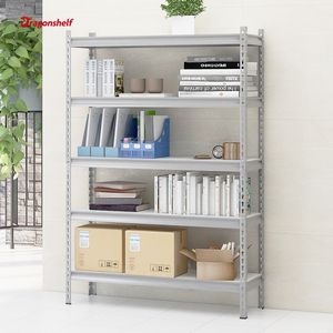 Estantería Metálica de Ángulo Ranurado para Oficina, Precio Directo de Fábrica, Estantería sin Tornillos, Estantería Metálica para Almacén, Estructura de Acero - Product Image 4