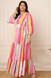 ชุดเดรสยาวสไตล์ชาติพันธุ์ ผ้าเรยอน พิมพ์ลายดอกไม้ สำหรับผู้หญิง สวมใส่สบายๆ หรือไปงานปาร์ตี้ - Product Image 2