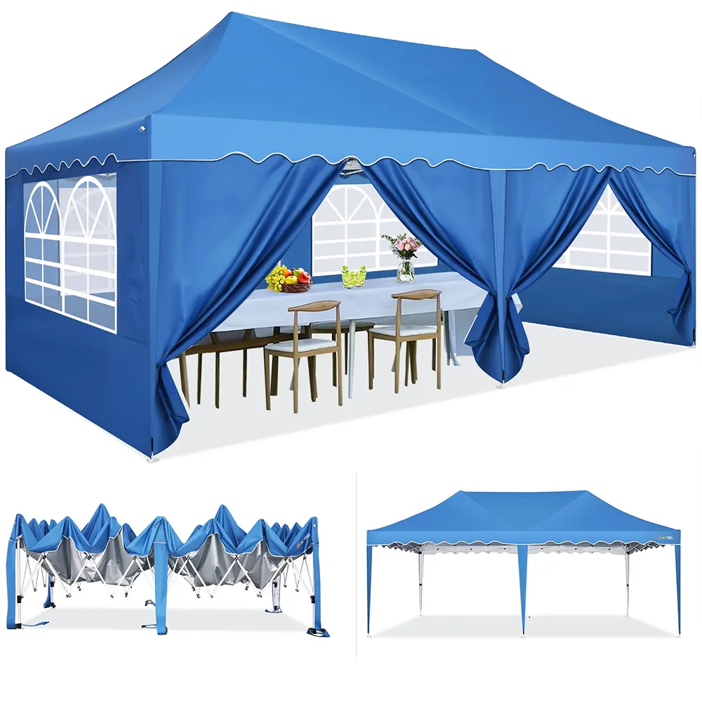 Custom Event Display Outdoor Wedding Party Gazebos Durable Folding Pop Up Portable canopy tent