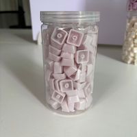 Keycaps Artisanaux Mignons en PBT 1U, Tête de Chat Unique, Blanc Pur, Sans Gravure, Matériau PC Multicolore, Qualité Usine Originale