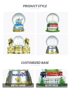 Custom Design Beach Island Countries City Tourist Souvenir Resin Crafts Glass <strong>Snow</strong> Globe <strong>Snow</strong> <strong>Ball</strong> - Product Image 6