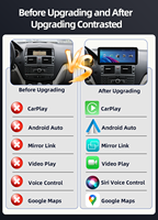 Écran IPS 10,25/12,3 pouces, Android Auto, CarPlay, DSP, GPS, lecteur multimédia, prise en charge MP3 pour Mercedes-Benz Classe C W204