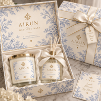 AIKUN – Ensemble de bougies parfumées et diffuseurs à bâtonnets personnalisés avec logo et emballage, conçus par notre équipe d'experts, idéal pour les cadeaux de mariage