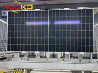 Panneaux solaires monocristallins PERC 550W Système solaire résidentiel Modules de cellules solaires 182mm Énergie solaire demi-cellule