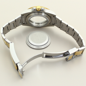 Boîtier de montre de plongée en acier inoxydable GMT 40MM avec verre saphir pour mouvements <span class=keywords><strong>Seiko</strong></span> NH34/35 NH72 <span class=keywords><strong>4R36</strong></span>, rotation unidirectionnelle - Product Image 6
