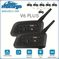 Casque audio Mocell pour casque de moto avec technologie d'annulation du bruit en plastique ABS pour une communication fluide