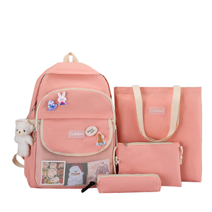 MARKSMAN-Bolso de moda <span class=keywords><strong>para</strong></span> chicas <span class=keywords><strong>adolescentes</strong></span>, conjunto de 4 piezas, mochila escolar bonita, <span class=keywords><strong>2022</strong></span> - Product Image 1