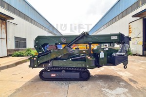 Điện thoại di động Micro Cần Cẩu Bánh Xích 5 tấn Telescopic Boom thủy lực nhỏ động cơ diesel mini Spider <span class=keywords><strong>Crane</strong></span> giá với CE - Product Image 6