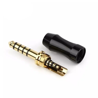 Connecteur audio 4,4 mm à 5 pôles entièrement symétrique pour électronique grand public, prise casque, borne de haut-parleur, câble d'écouteurs DIY