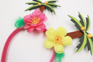 Accessori per Feste a Tema Hawaiano, Cerchietti Ispirati alle Vacanze al Mare per Costumi e Spettacoli - Product Image 2