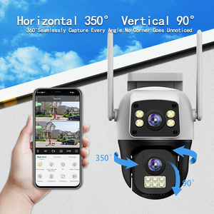 Regis V380 Pro 2K Wifi 4G máy ảnh 4MP <span class=keywords><strong>IP</strong></span> kép ống kính kép an ninh màn hình tự động theo dõi PTZ CCTV giám sát ngoài trời máy ảnh - Product Image 4