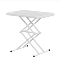 Bureau d'ordinateur de bureau quatre types de hauteur réglable, petite table portable pliante de haute qualité