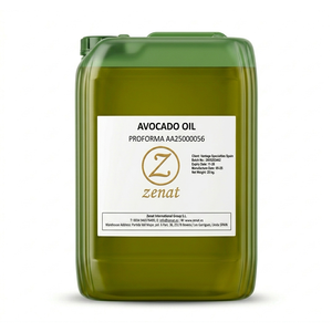 Olio di Avocado Biologico Raffinato Spremuto a Freddo, Grado Cosmetico e Alimentare, 25lt, Zenat International Group Spagna - Product Image 1
